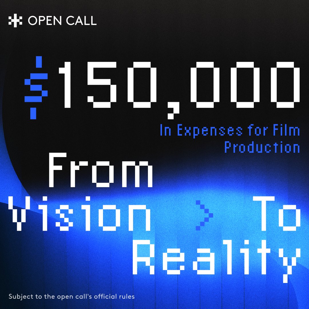 OPEN CALL Turn your vision into reality with a chance to co-direct your video! We’ll cover a total amount of up to $450,000 for productions and related expenses. Find all the details on our Discord. Submissions open until May 1st. discord.gg/jgyANaWYrJ