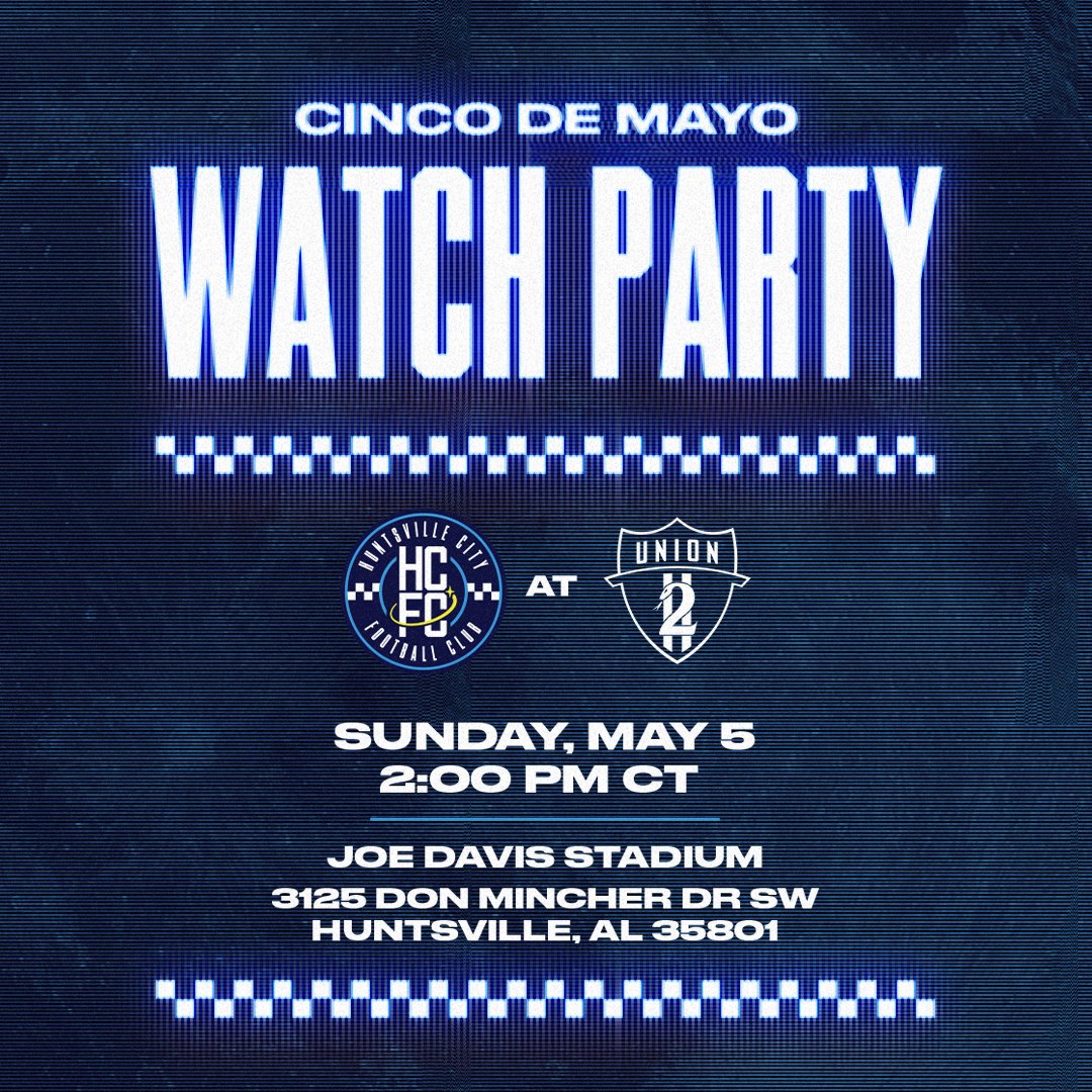 Join us for our Cinco de Mayo Watch Party against the Philadelphia Union 2 📺 The watch party will feature quesadillas and margaritas 🔗 » bit.ly/3WgwIkp