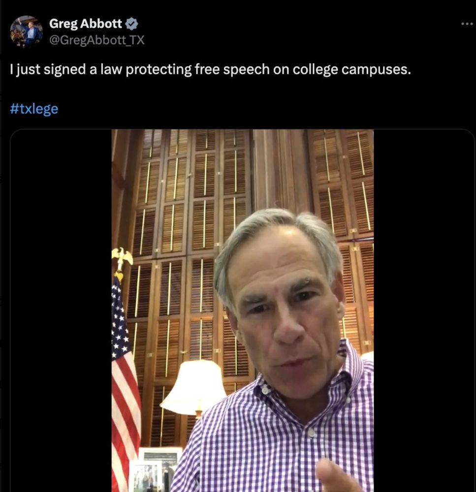 Israel's Viceroy in Texas was all about free speech on campus. Then Netanyahu spoke about American colleges and now Texas college students are being thrown in jail for having wrong feelings, without even the pretense that they committed a crime.