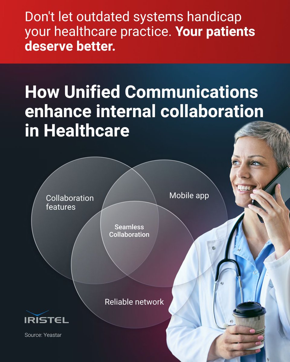 #UnifiedCommunications breaks down barriers in #Healthcare, ensuring patients receive comprehensive and synchronized care! 🩺📲

How? 👇