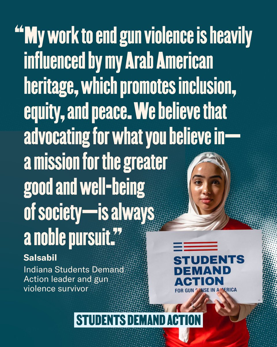 “Perhaps the most impactful agents of change are those who have experienced pain and are motivated to help others avoid the same hardship. Arab Americans have been disproportionately impacted by gun violence, but we are resilient.” #ArabAmericanHeritageMonth