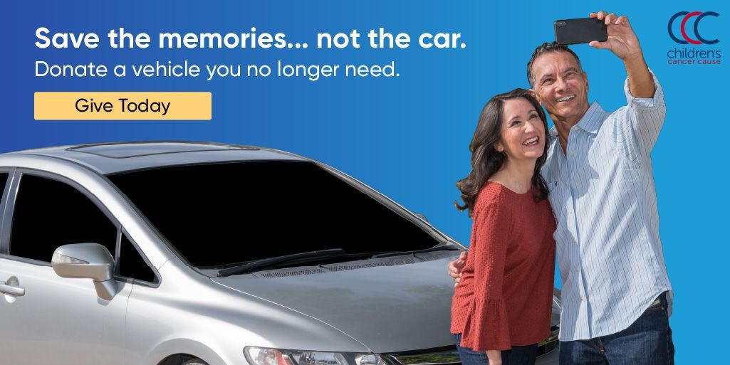 Save the memories...not the car! Donate a car, truck, or other vehicle that’s taking up space to Children's Cancer Cause today—and we’ll arrange for free & convenient pick-up. It’s easy to give & your gift is tax-deductible! Visit buff.ly/2Wjy5hk or call 855-500-7433