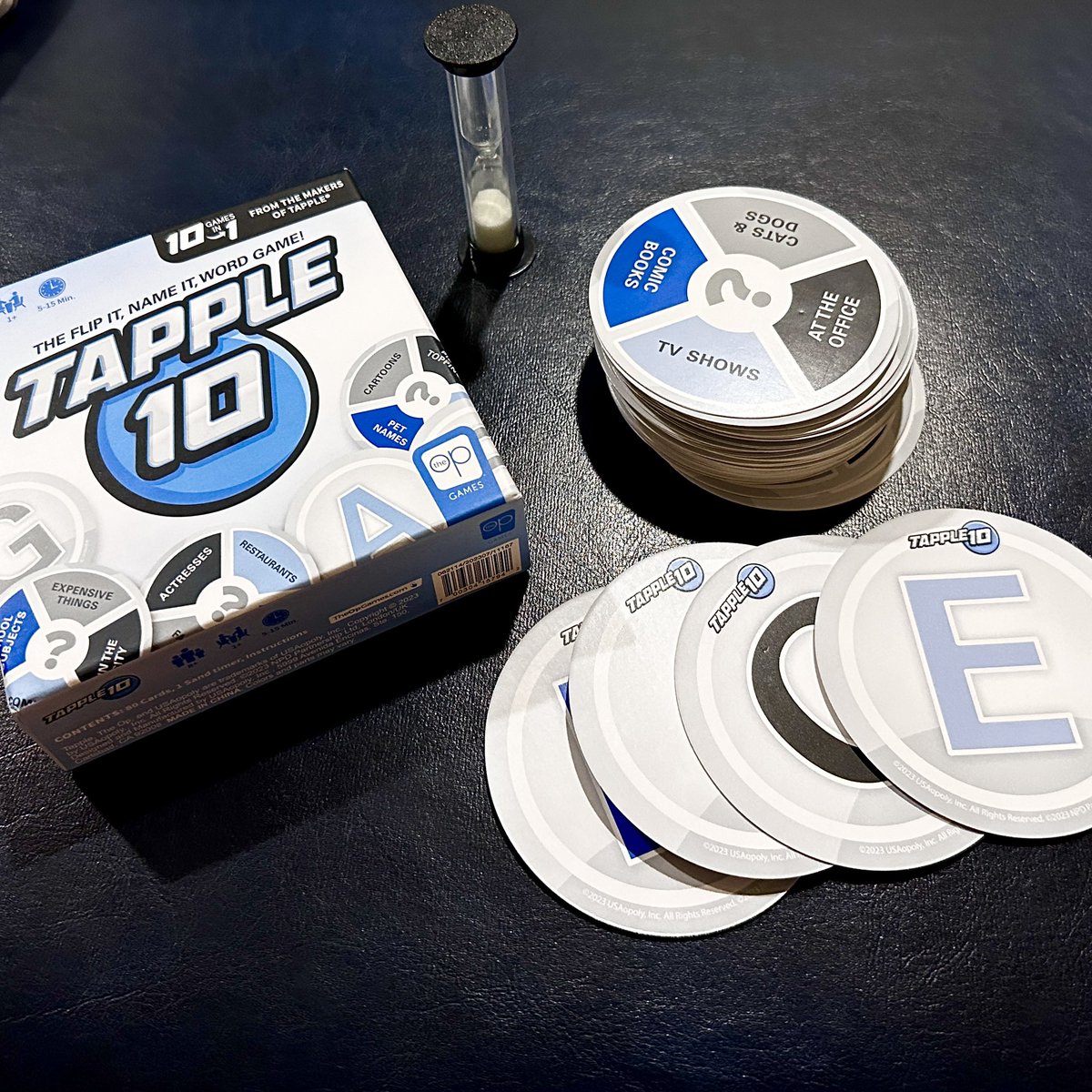 Tapple 10 from @TheOpGames is rapidly becoming a favorite party game of mine - especially for traveling. It fits in my purse, I can teach the rules in under a minute, and it’s just fun 🥳 Have y’all played?