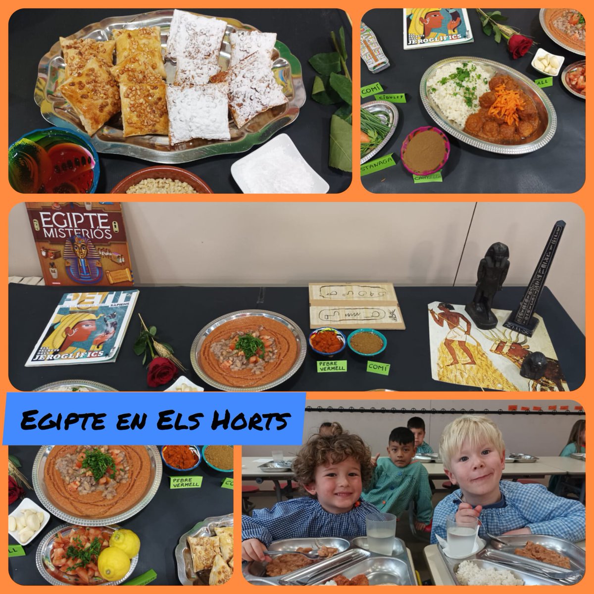 escolaelshorts's tweet photo. Tornem a viatjar amb la Komkineta. Aquesta vegada...Egipte!!
#menjadorescolar
#multiculturalitat
#diversitat
#comacasa https://t.co/58CoHC1gHN