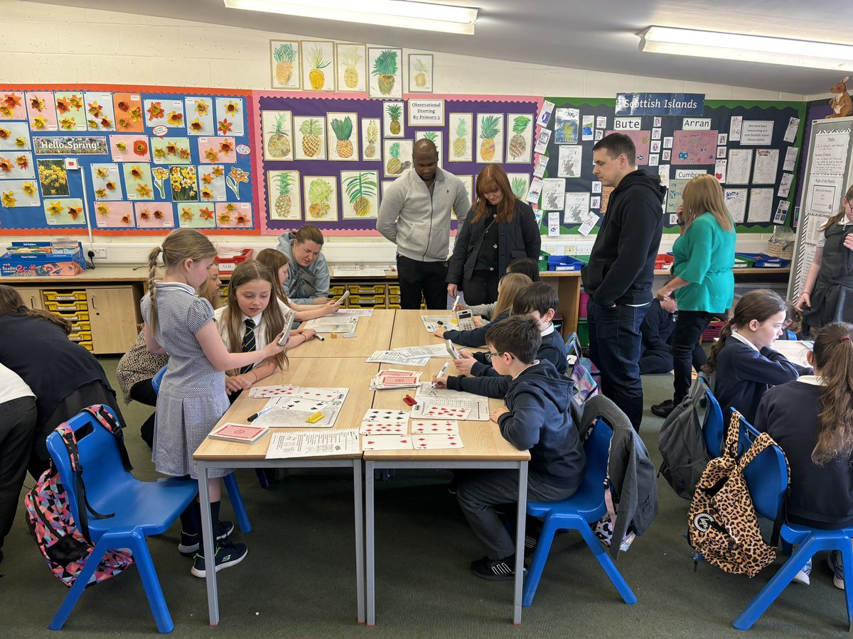Our numeracy parent workshops were a success this afternoon - thank you to everyone who joined us to play and learn! #playistheway #playinverclyde 🎲🔢🧸 @MissDochertyGPs @MissTodd_GPS @GPS_primary