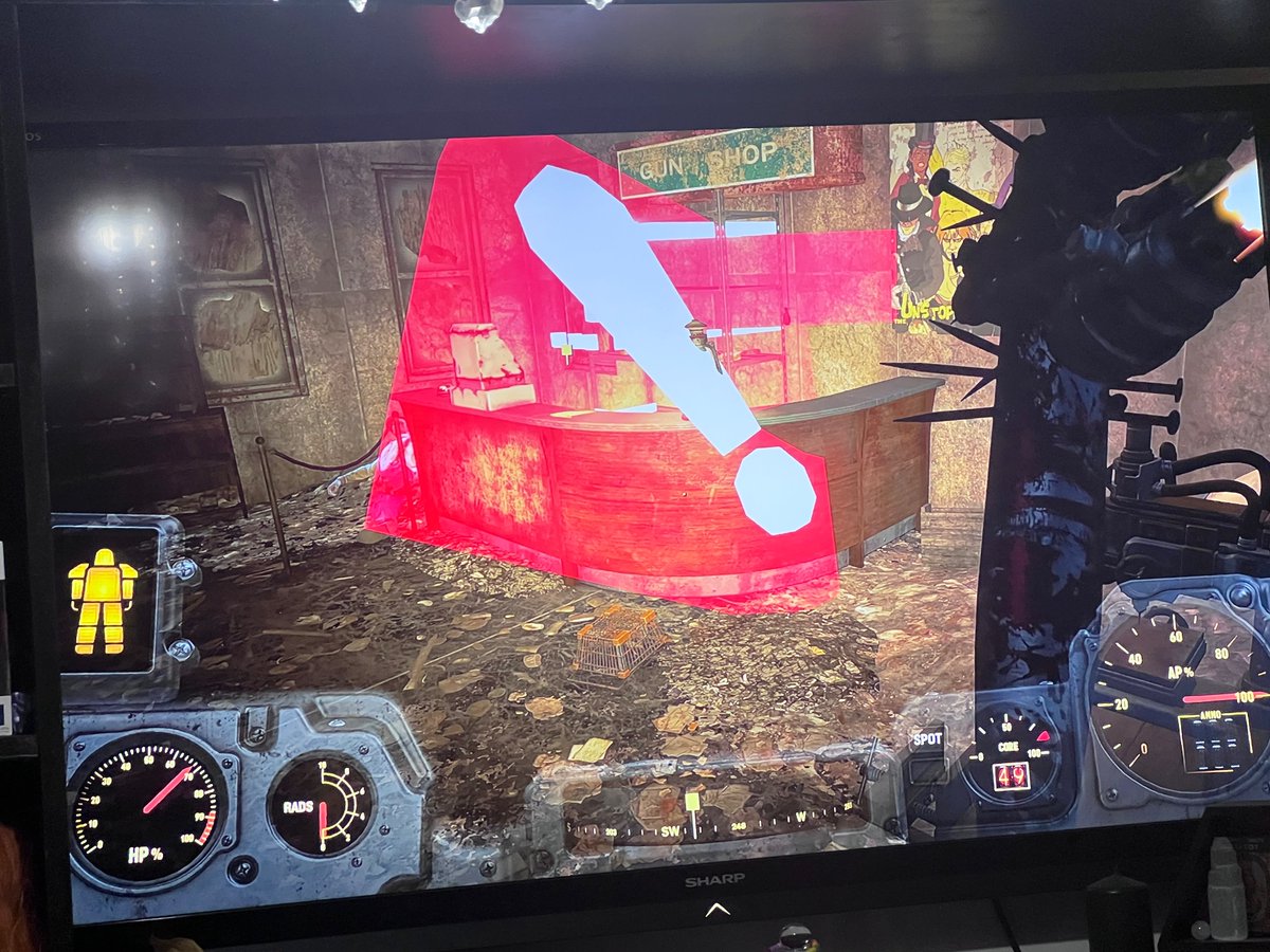 R2Dree2's tweet photo. @bethesda @Fallout Encountered my first bug with the new #Fallout4  update😅 Many ❗️ appeared during the "When Pigs Fly" quest. https://t.co/7t7UZ67iM4
