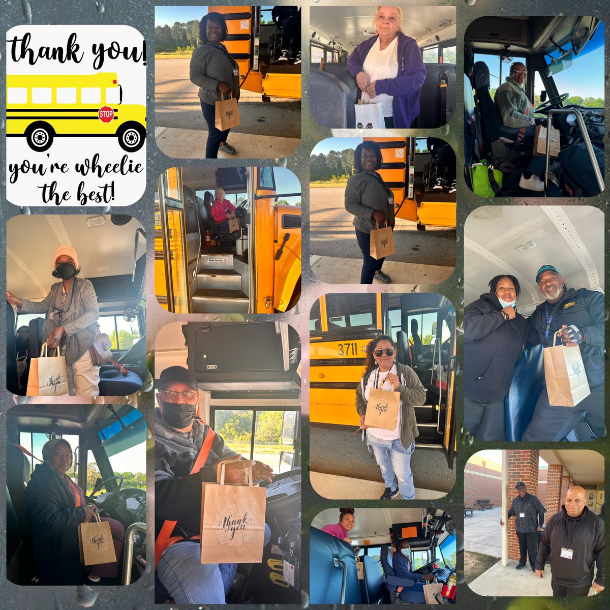 MHS showed gratitude to our wonderful bus drivers and monitors with a small token of appreciation. @MHS_WarHawks @ENunnallyEdu @MsCastilloMHS @PrincipalBGame #WinningSeason