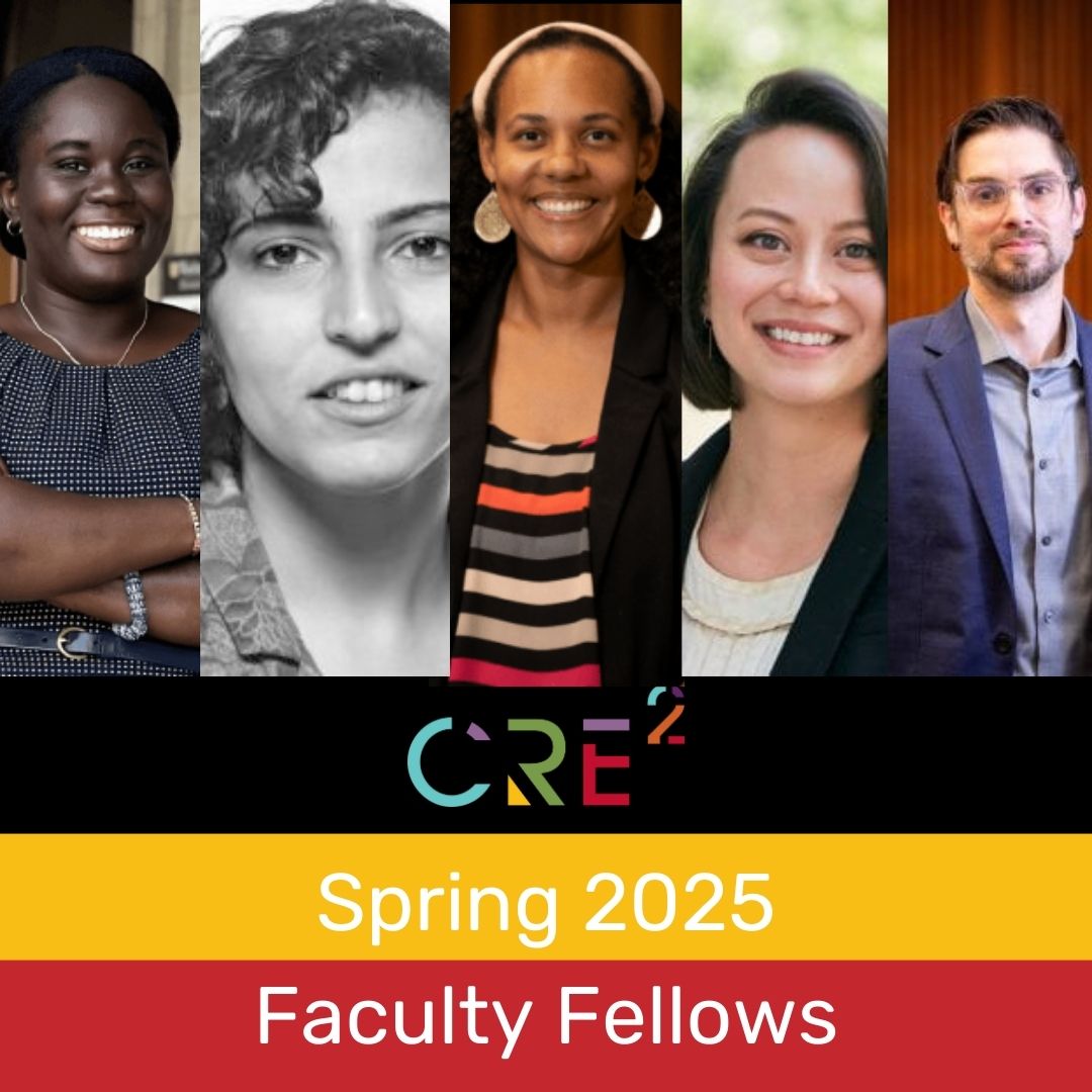 Please join us in welcoming our new Spring 2025 Faculty Fellows!! Learn more: tinyurl.com/nha8r6wf @AmaBemma @mcmurtrc @monakareem @SeannaLeathPhD