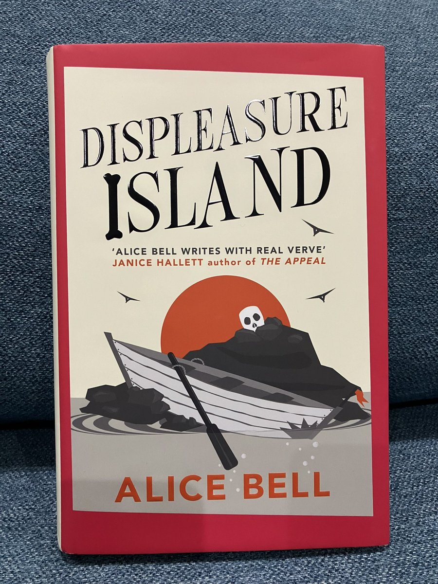 Eeek! Look what I got today!! So excited to read this one from @ABeeWords! I love Claire and Sophie! #DispleasureIsland @CorvusBooks