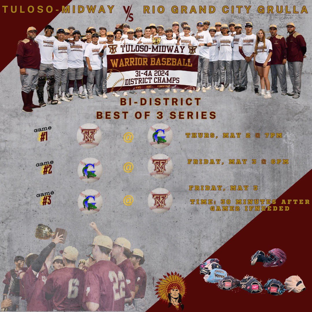 BI-District Playoffs <a href="/TMWarriorBSBL/">WarriorBaseball_TM</a> vs RGC Grulla #WE 207 #ShowTime