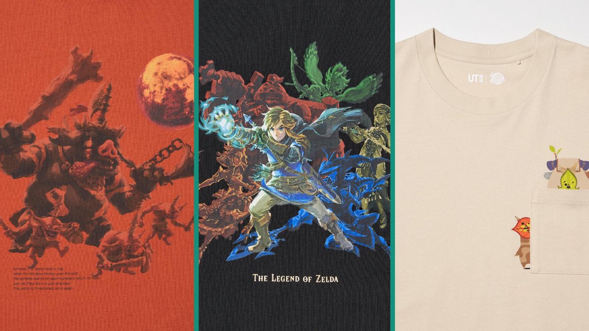 Take A Look At Zelda: Tears Of The Kingdom's New T-Shirt Collection dlvr.it/T61QbW