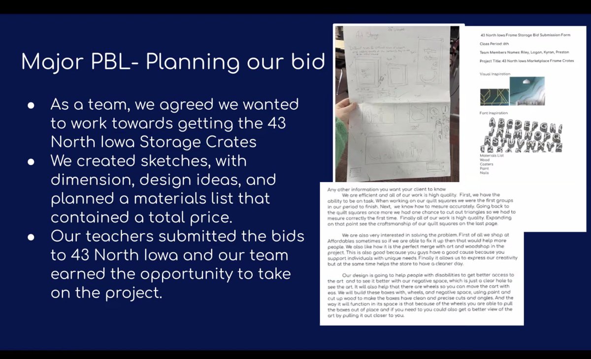 Amazing middle school #authenticlearning going on @MasonCityCSD Combining industrial technology and art to create a product that solves a problem! #AllinforInnovation! #ALNExpo24 @IowaALN @CentralRivers @iowa_aea 🙌