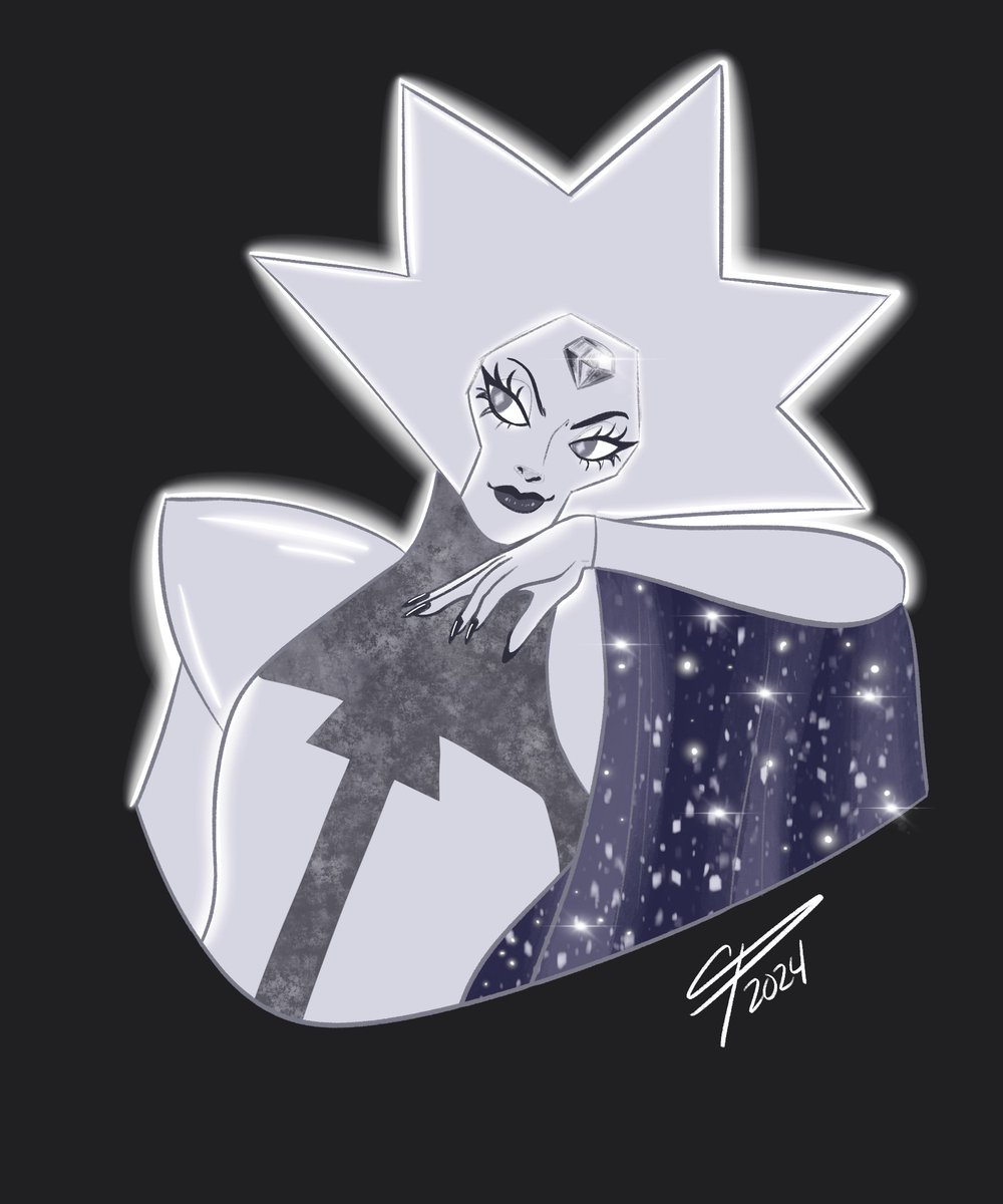 White Diamond! 

#stevenuniversefanart #digitalart #illustration #Procreate