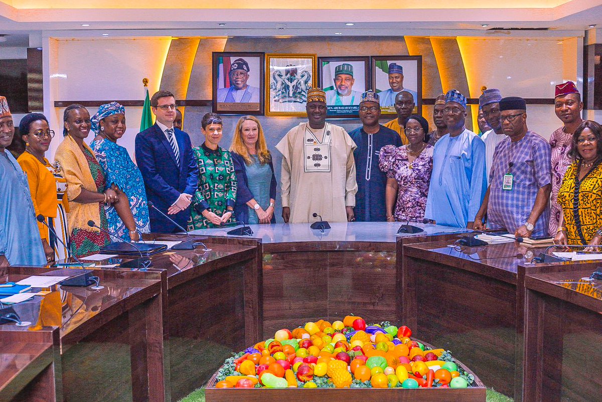 sabialiyu_'s tweet photo. The Ministry @NGfmafs  is fully committed to supporting this partnership and will provide assistance wherever it is needed to ensure the success of this program and the broader goals we aim to achieve. https://t.co/tXWXXyz1Sf