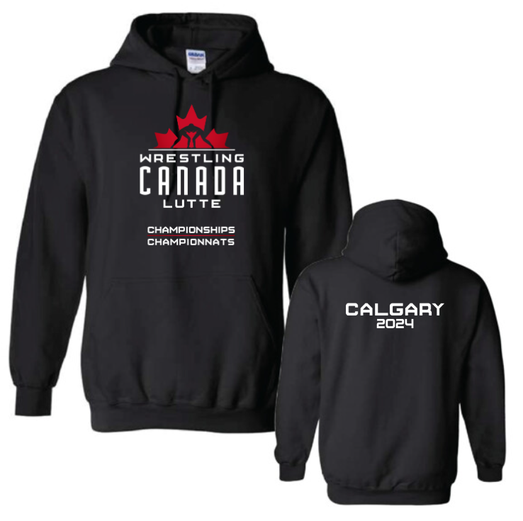 WrestlingCanada's tweet photo. Championships hoodies and tees for the U23 Championships in Calgary are now available for preorder. Order yours by May 8th for free pick up at the event: https://t.co/k7TcqfNEyA https://t.co/AdxLTI9uuk