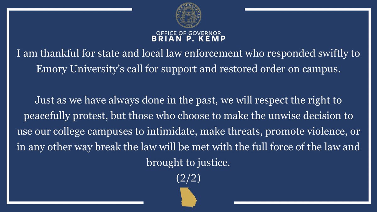 Governor Brian P. Kemp tweet media