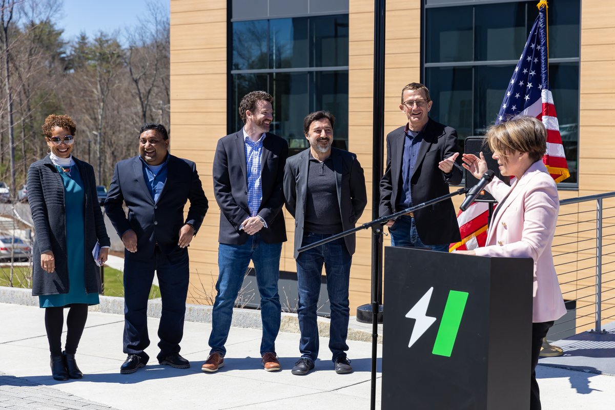 MassGovernor's tweet photo. With companies like @Electric_H2, MA is perfectly positioned to become the climate lab of the world. No other state is as committed to backing our innovators so they can start, scale and succeed here. Congrats to Electric Hydrogen on your new manufacturing facility in Devens!