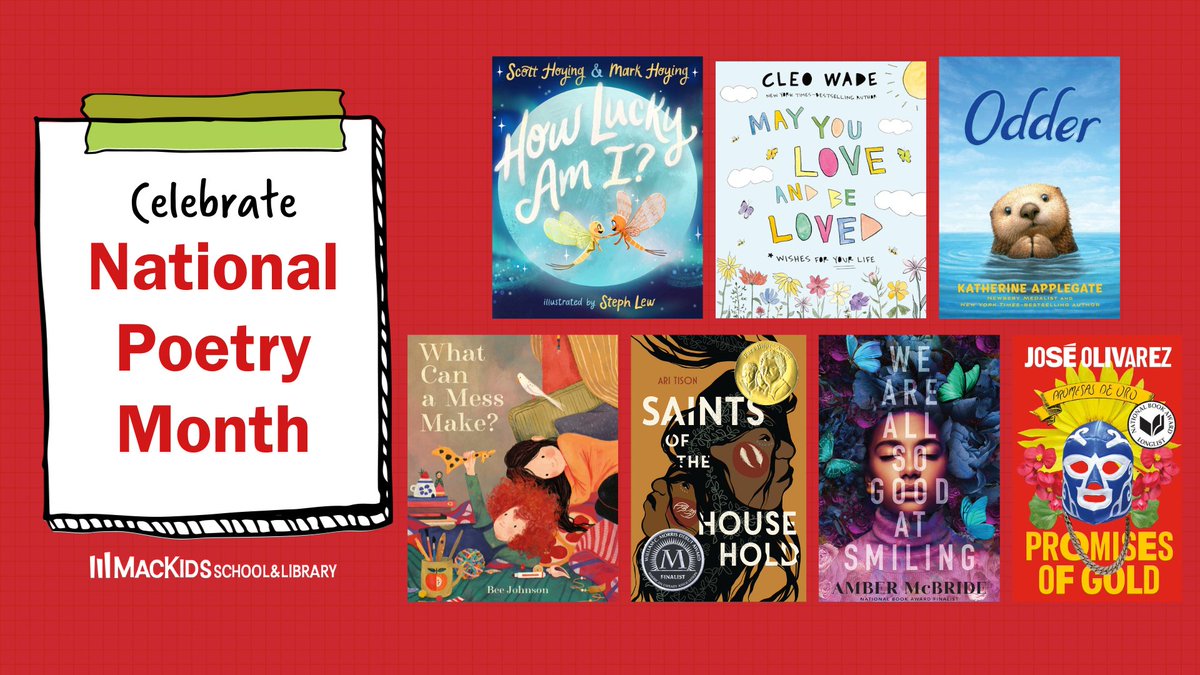 April 28th is Poetry Reading Day, the perfect way to round out National Poetry month! Pick out your favorite poetry month title from our resource center and get reading! 📖 bit.ly/4c7Iof2