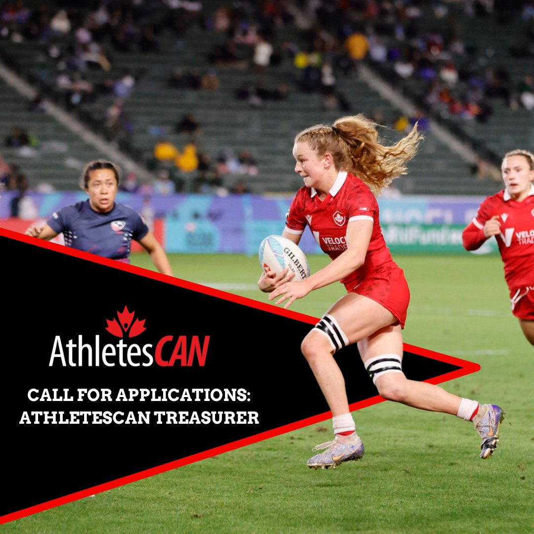 AthletesCAN is recruiting a Treasurer! This volunteer role oversees the organization's financial operations, records, and plans. If you're an athlete with a background in finance, this position is a great opportunity to build your CV. Learn More: athletescan.ca/wp-content/upl…