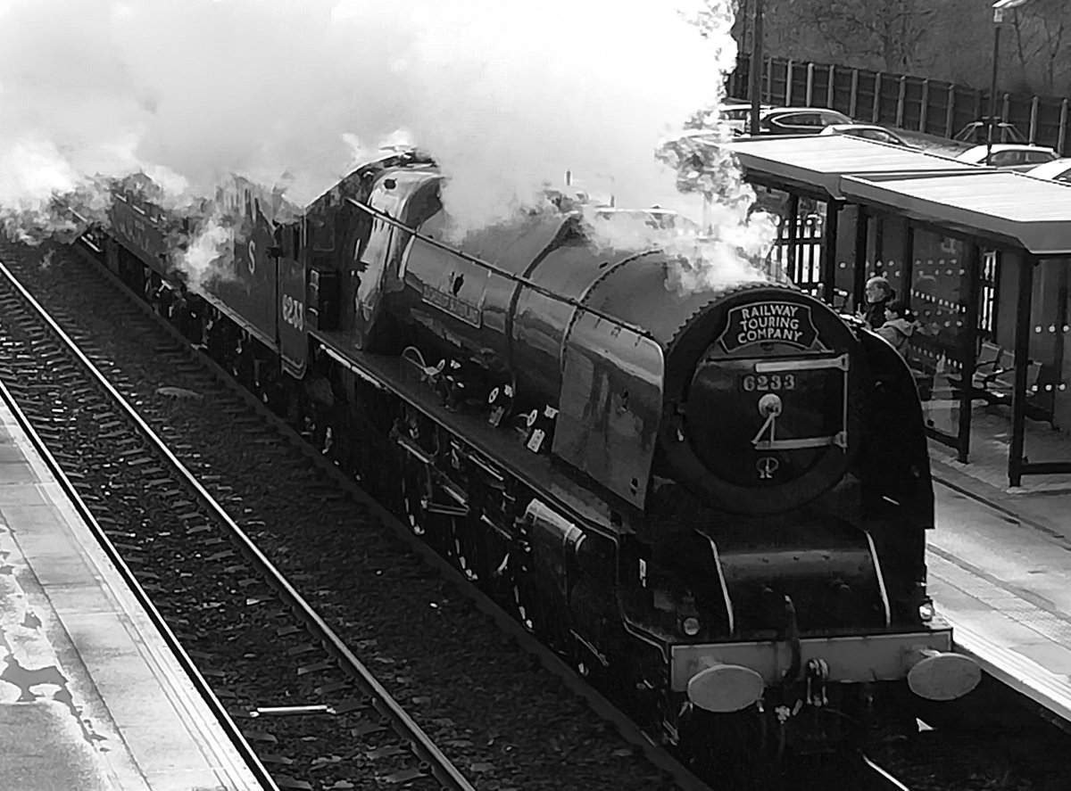 6233 Duchess of Sutherland at Swinton about 5 years ago #locomotive #steamlocomotive