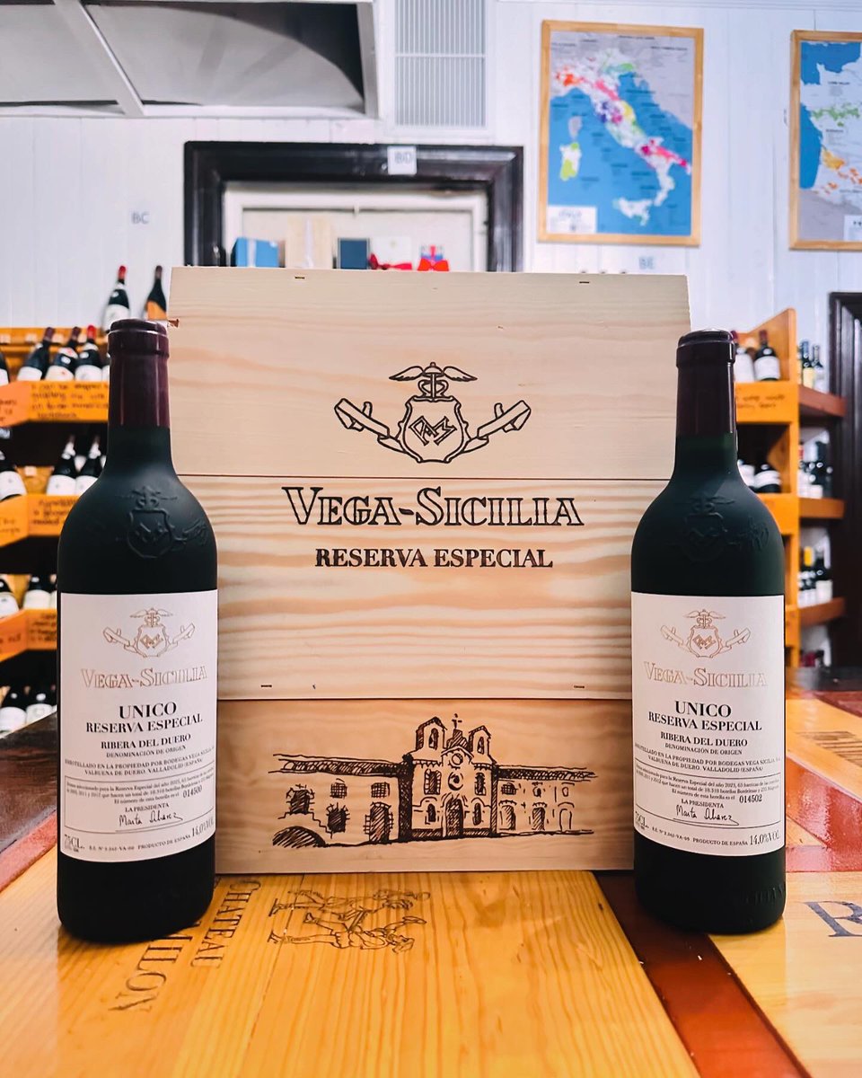 Vega Sicilia Unico Reserva especial ! 
2023 edition 

This blend of 2009, 2011, and 2012 vintages offers a pure expression of terroir, with a nose that’s simply enchanting. A blend of mainly Tinto Fino (Tempranillo) and a little bit of Cabernet Sauvignon.