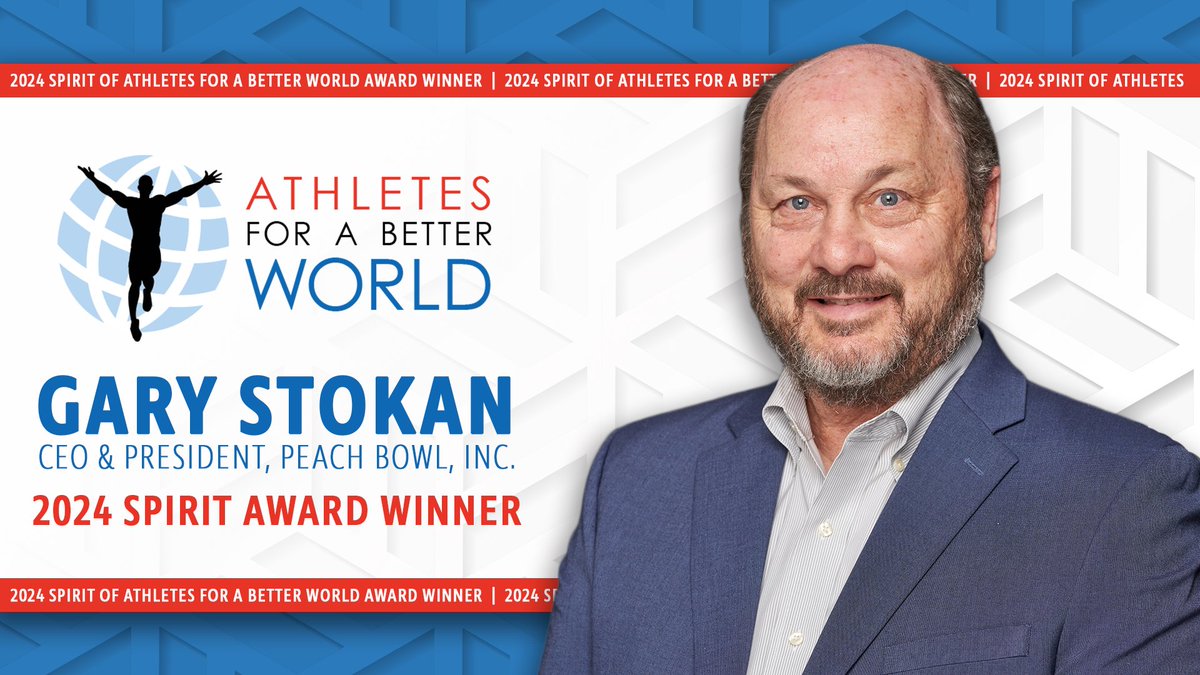 Congratulations to our CEO and President, Gary Stokan, on being named the recipient of the 2024 Spirit of ABW Award by Athletes For A Better World (ABW)! Stokan received the honor as part of the 2024 Coach Wooden Citizenship Cup award ceremony 👏 🔗: bit.ly/3QeFJXh