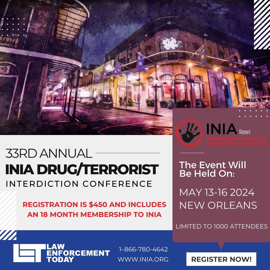 The 33rd Annual INIA Drug/T3rrorist Conference is just around the corner!! If you haven't registered yet, don't wait because there are a limited number of seats!