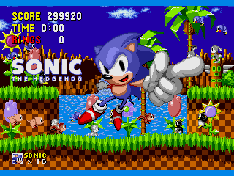Reminder: when times are hard, you can always just have a casual run through Sonic The Hedgehog, the Official Best Video Game Ever.