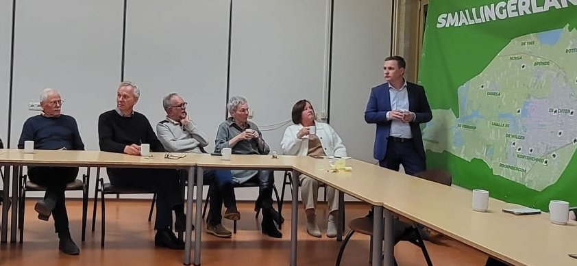 Mooie avond bij @CDA_0512 in Drachten. Goed gesprek over de Europese verkiezingen en met @TjebbevdMeer over woningbouw en natuurlijk de relatie met de Lelylijn.