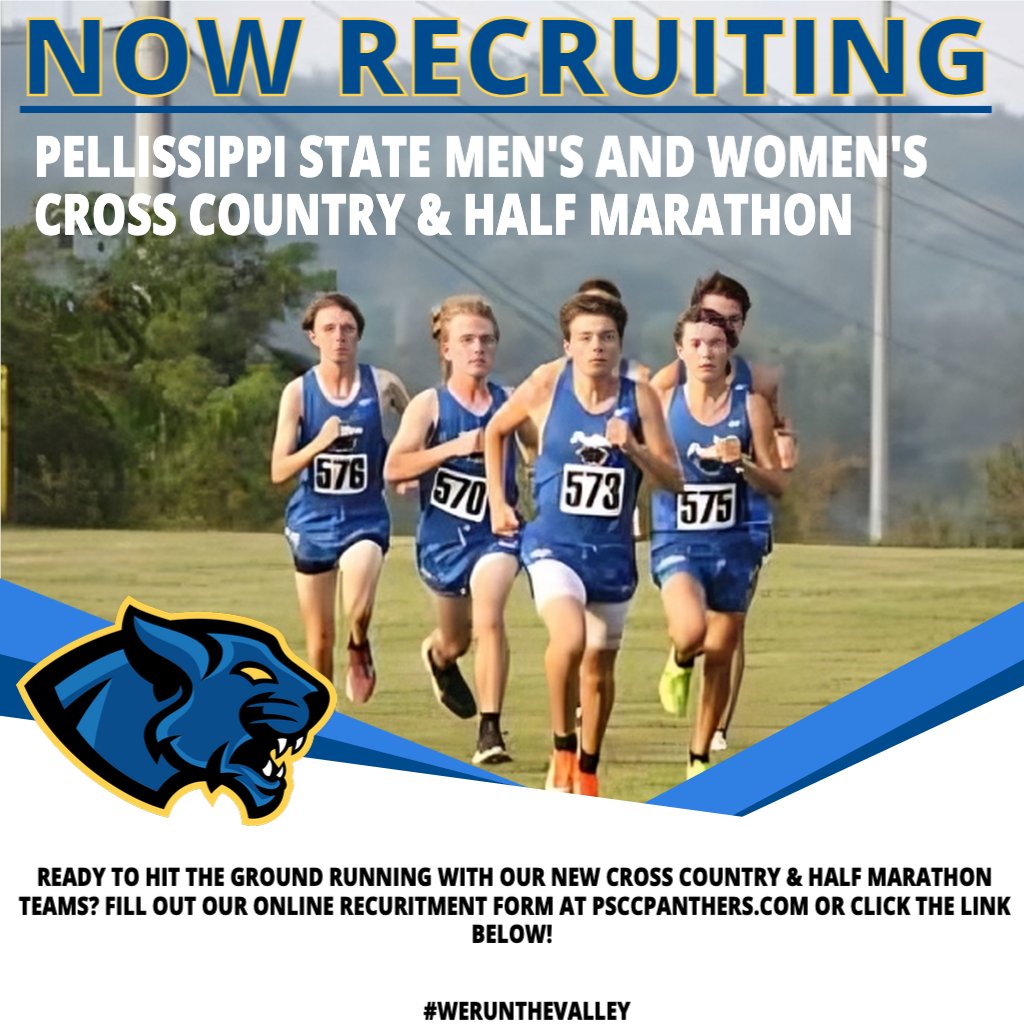 Exciting news for all runners out there! The Pellissippi State Cross Country Team is now recruiting. If you're interested in joining, head over to the link below to submit your details and take the first step towards becoming a part of this amazing team! app.spry.so/paperwork/pell…