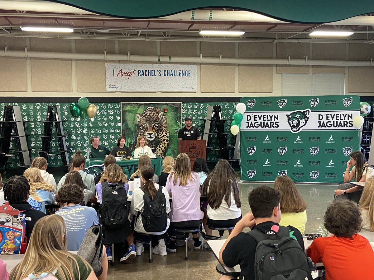 jags_athletics's tweet photo. Congratulations Megan Schonberger for signing with Tiffin University to play Women’s Soccer this fall! D’Evelyn is proud of you! @develynjrsr @develynjagbball @JeffcoAthletics https://t.co/b9l6QYsJ60
