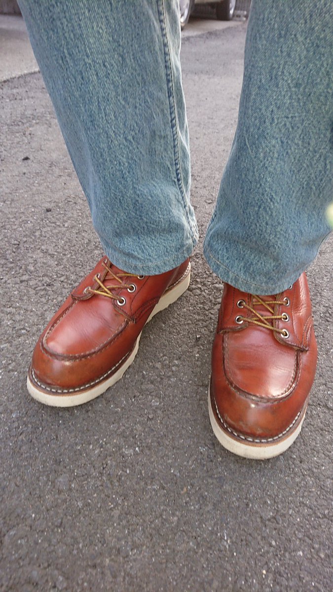 今日はレッドウイング8875。
#革靴
#ワークブーツ