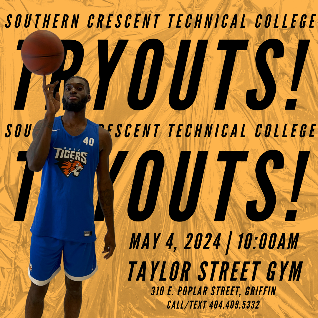 Want to be part of collegiate basketball? Tryouts for the 24-25 season are coming up! We are Division I members of the Georgia Collegiate Athletic Association (GCAA), which is Region XVII of NJCAA. Questions? email james.waldon@sctech.edu