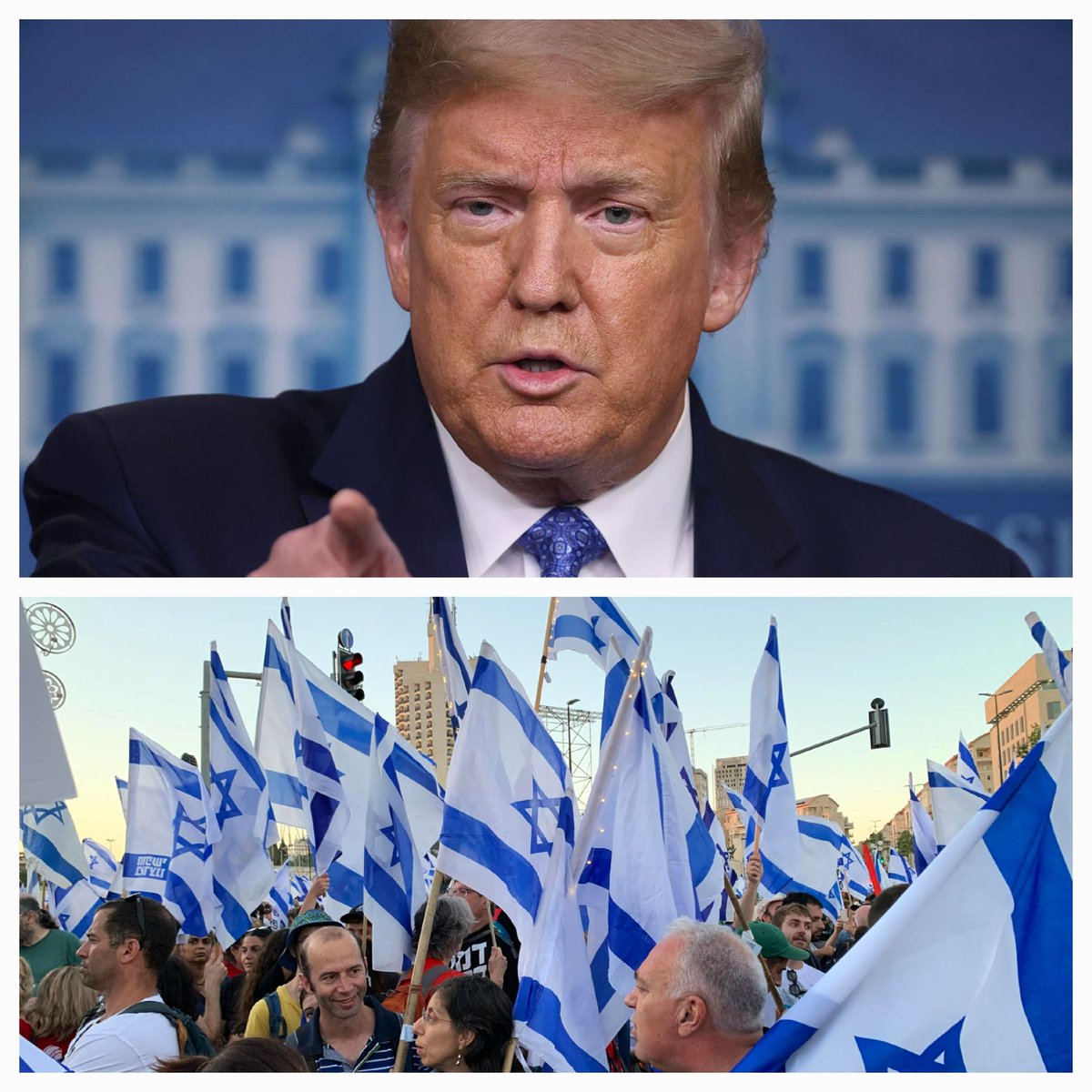 Tell me you're with me on two critical items. 1st, I support Trump. If you do, we agree & I urge you to retweet. #AmericaFirst 2nd, I support Israel. If you do too, GREAT! #StandWithIsrael Repost this if you agree!