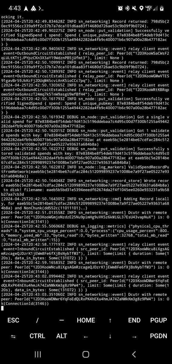 joshclsn's tweet photo. I have been supporting this project for a decade. Today for the first time I can run a #autonomi (#safenetwork) node on my phone while driving down the road going about my business. 

Jury is still out on whether or not I will earn any coin but a monumental achievement. https://t.co/bgDfxWgkc2