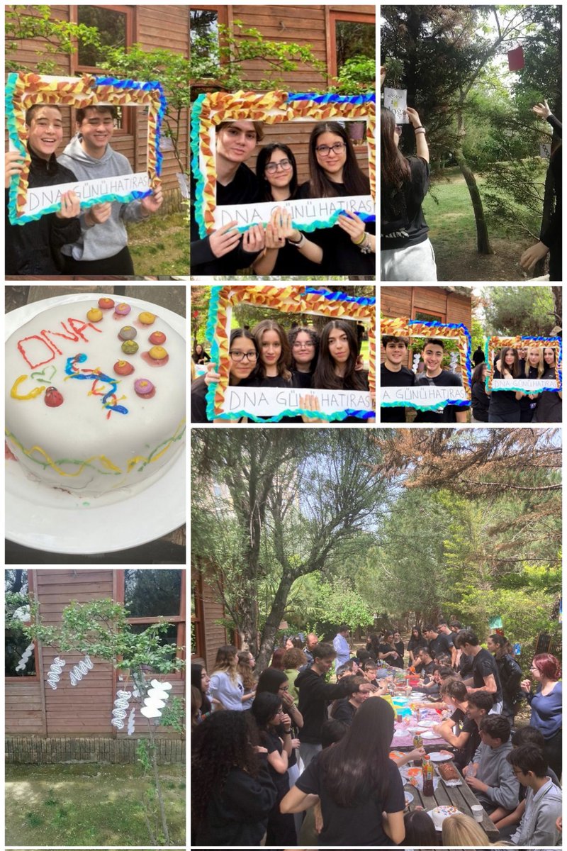 Ataşehir 1 Doğa Koleji olarak, öğrencilerimizle 25 Nisan DNA Günü'nü kutladık. 🧬🧬@atasehir1doga @GOKHANKNGR @KilicozMuhammet