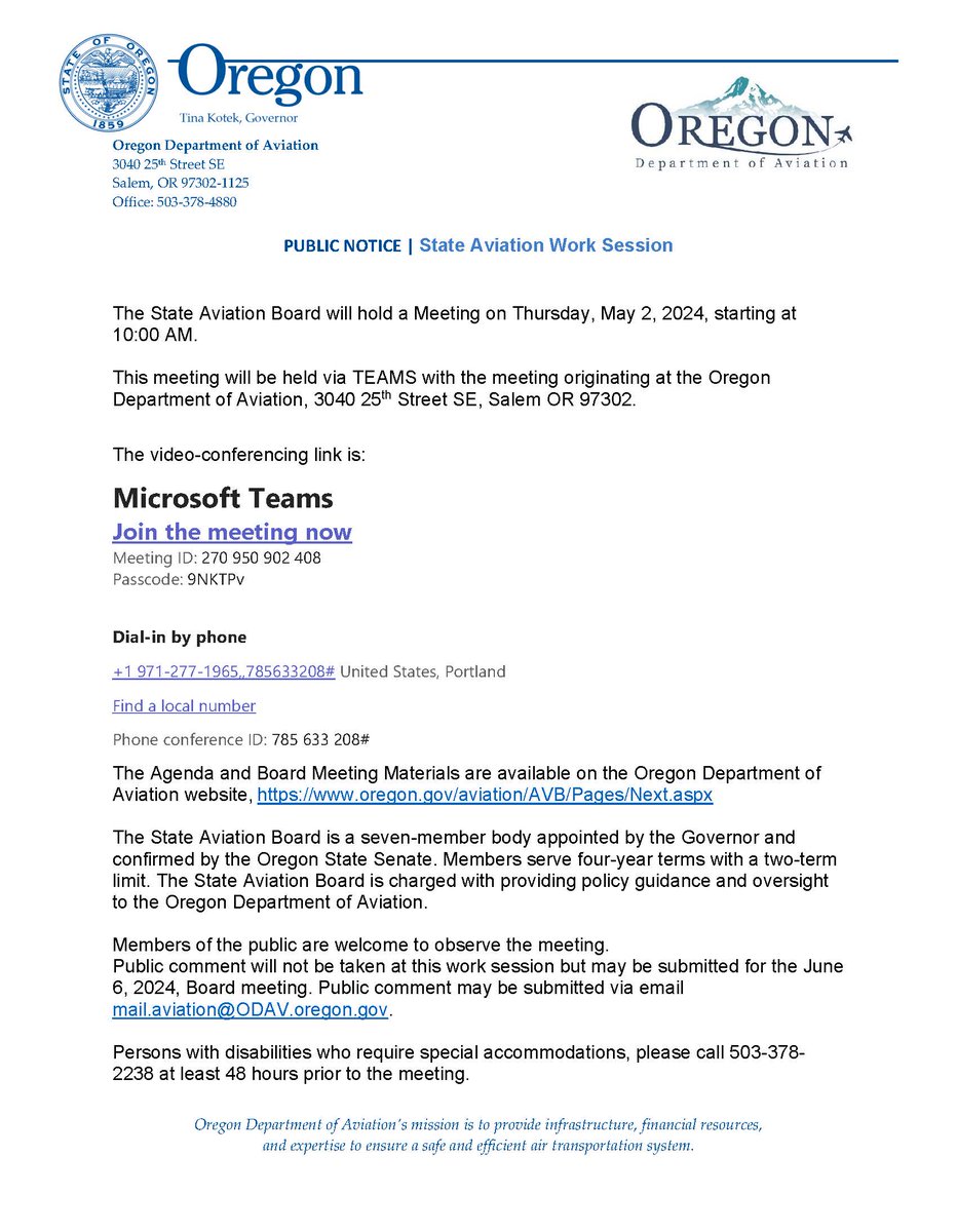 OR Dept of Aviation tweet media