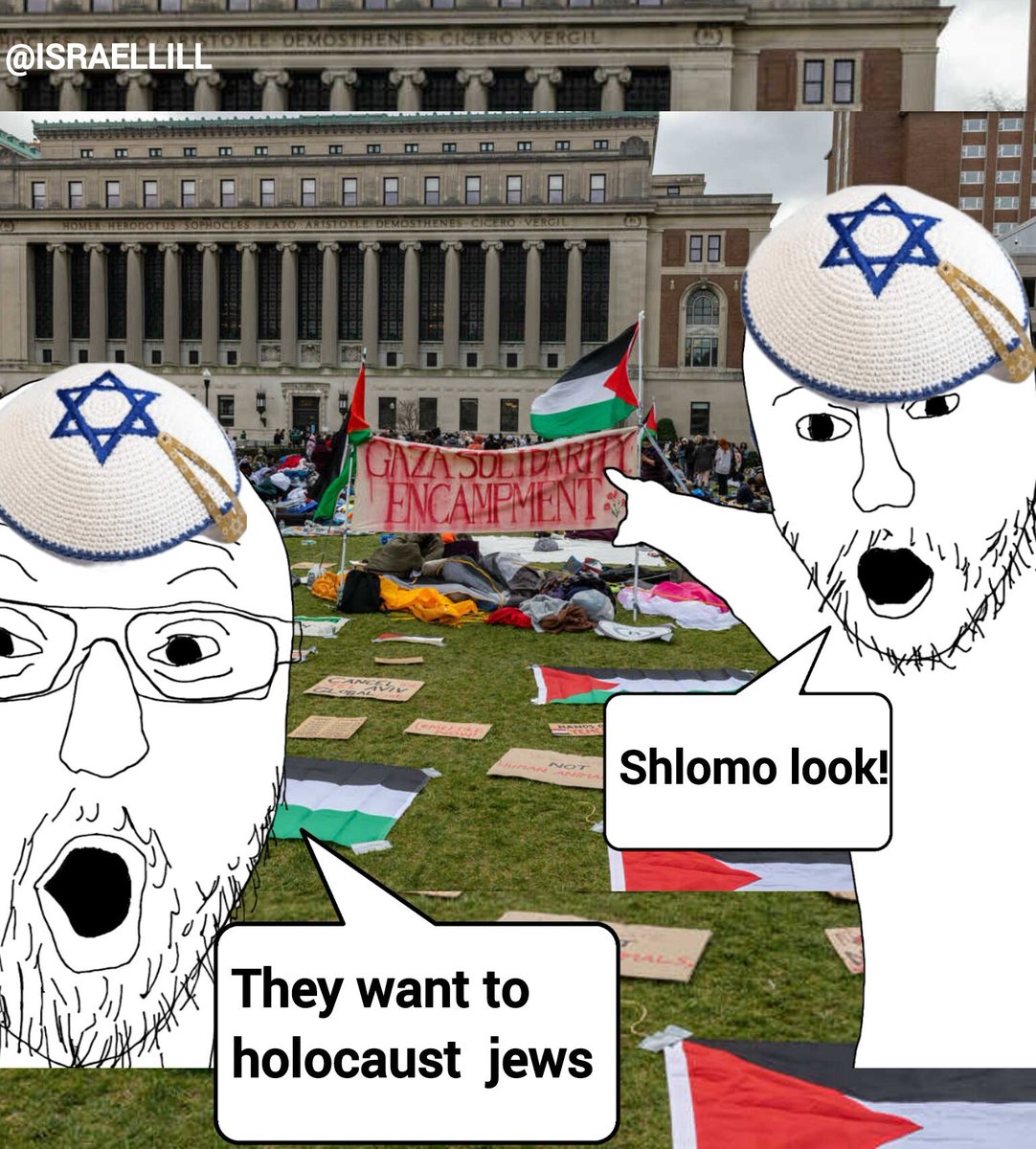 Shlomo hates University protests
