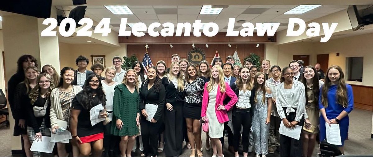 LHS was well represented at the 2024 Law Day held at the Citrus County Courthouse. Students were given the opportunity to view appellate cases in the 5th District Court of Appeals. Students asked thoughtful and insightful questions of the justices and were engaged in the process