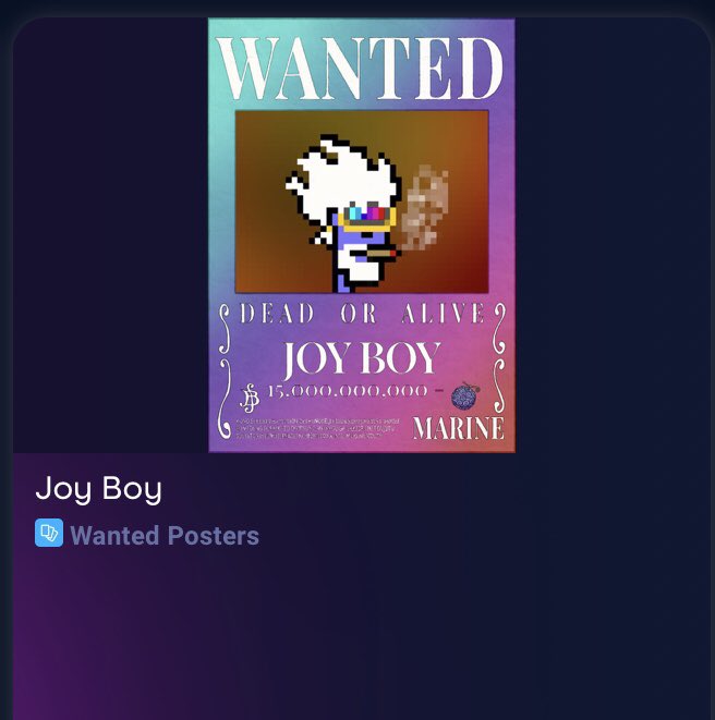 BeriTheOnePiece's tweet photo. Great day for $BERI

Here is something I’ve been working on as well. Wanted posters to reward awesome people. Only 3 are done but if you’ve been good to $BERI then you probably got one coming. https://t.co/H401zEOgGS
