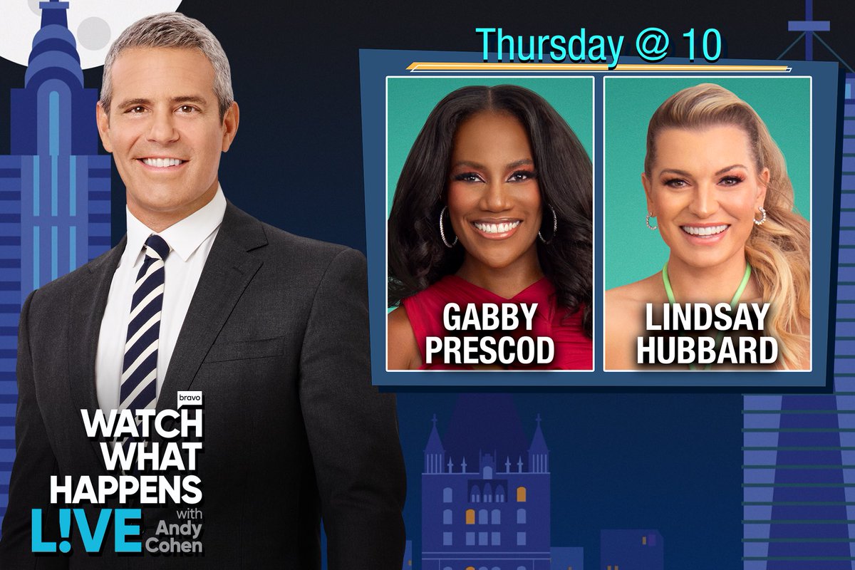 Don’t miss #SummerHouse stars Gabby Prescod and Lindsay Hubbard on #WWHL TONIGHT at 10/9c! 🤩