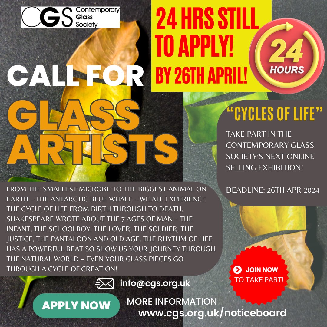 CGS - The Contemporary Glass Society (@CGSUK) on Twitter photo 2024-04-25 20:57:54