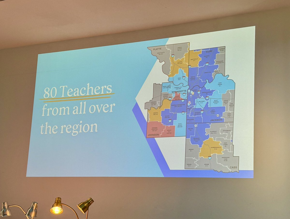 swartz_c's tweet image. Thank you @KauffmanFDN and CCP master teachers for having an event to recognize the amazing teachers who were actively a part of your CCP training program! Excellent idea! Congrats to @NicJ_Porter for her recognition! @USD_232 @mvjaguars