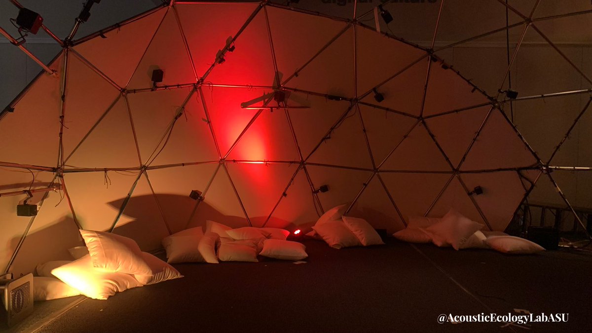 Join us today at Stauffer B127 for the last listening session of the semester! Destress for finals and enjoy some great rainforest sounds.

The Ambisonic Dome is here for you🏝️