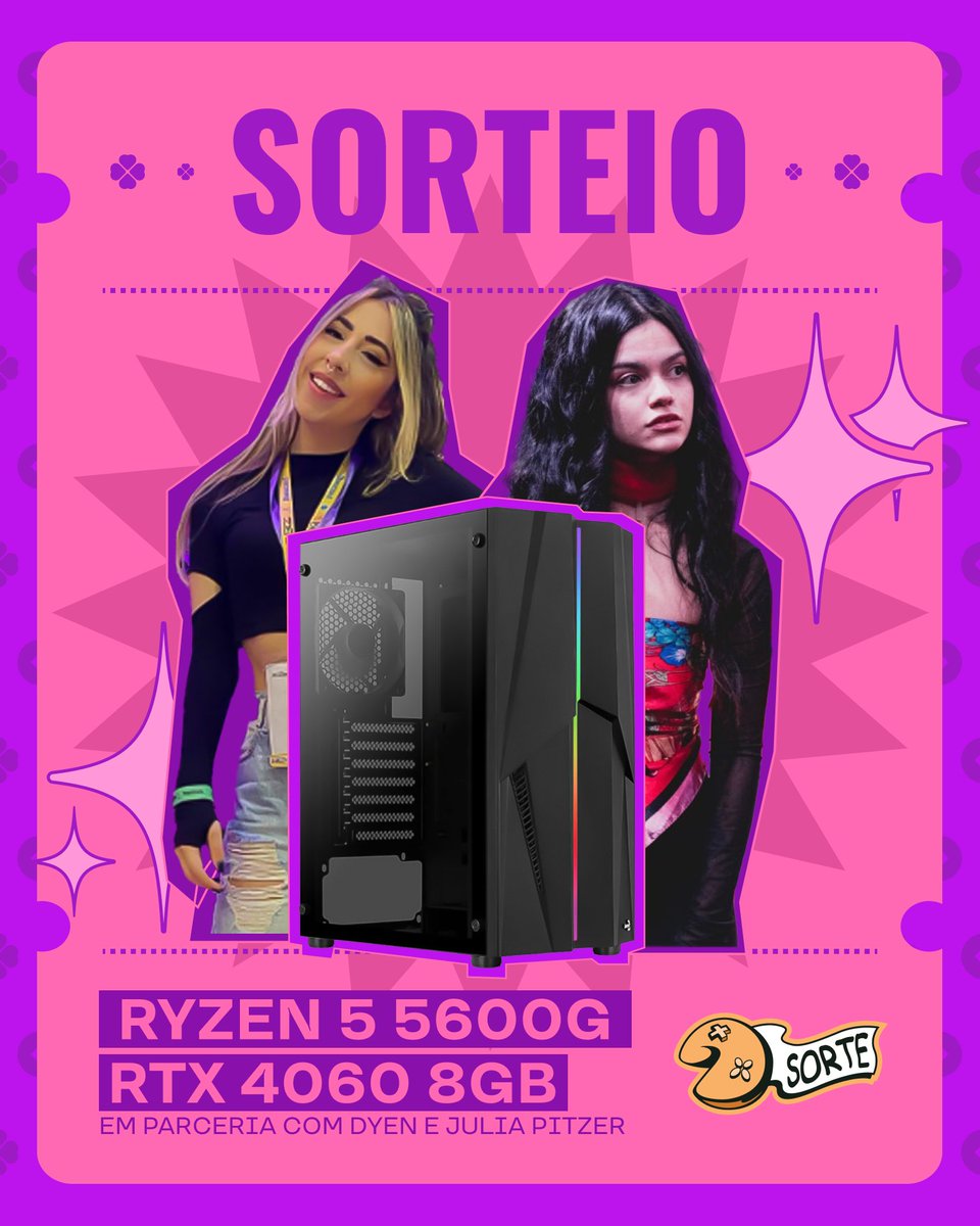 O SEU, O MEU, O NOSSO TÃO AMADO SORTEIO DE PCZÃO DA BISCOITO ESTÁ DE VOLTA!

Em collab com a @juliapitzer e a @DyenffnyM, nós vamos presentear mais um sortudo com uma PC Gamer ✨
   
🔸 Segue @biscoitosortegg 🥠
🔸 Deixa o RT e o like

Confira os detalhes abaixo e boa sorte!👇