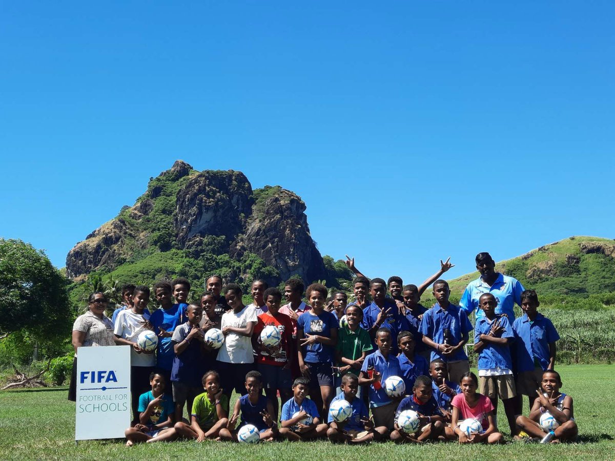 The FIFA Football for Schools Programme has officially launched at Sudha Primary School in Rakiraki! “Huge thanks to the Head of School and teachers for their cooperation. Witnessing the amazing talents of the students was truly inspiring,” says Dhiren Chand, Development Officer