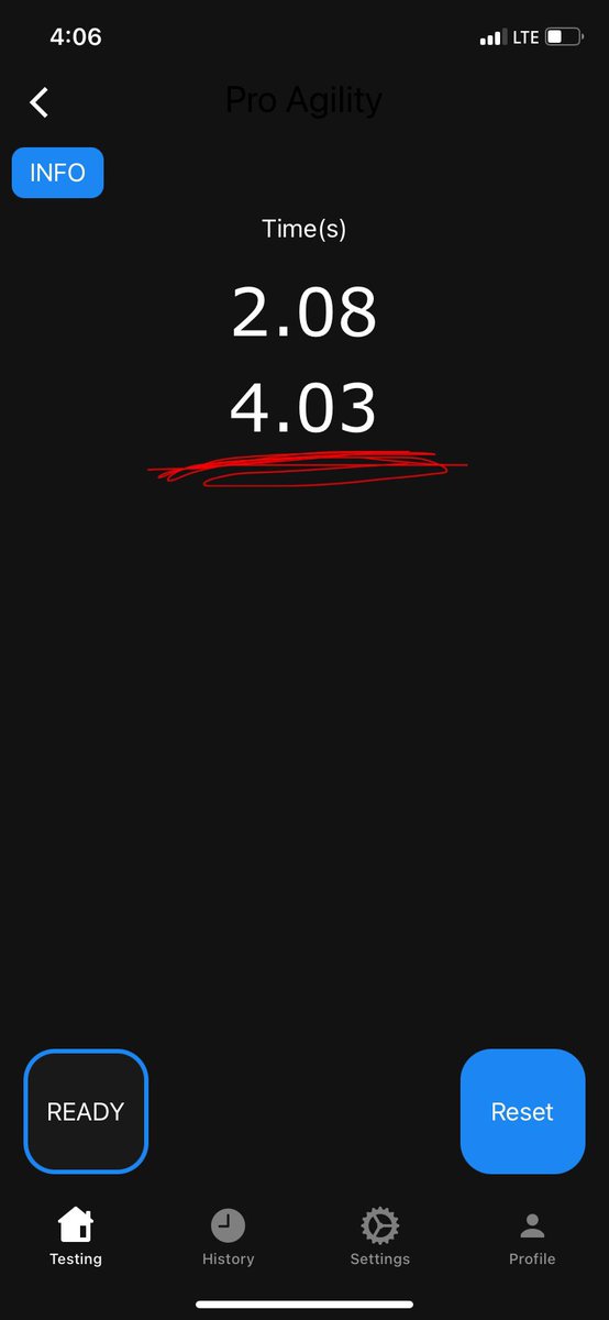 BIG new Laser-Timed PR on the 5-10-5! Would put me in the top 5 among all athletes at this years combine! @GreeneDevilsFB @Spradlen2536 @CoachTevaHarris @CSmithScout @CoachBGillespie @coachcraw4d @5StarPreps