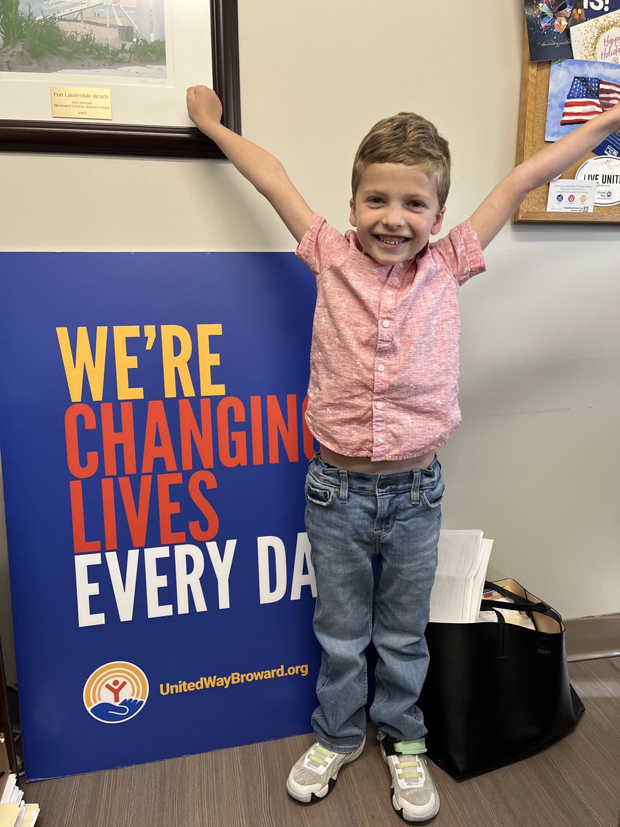 Check out the mini-mes and their parents at United Way of Broward County! 💼 Our team had a blast on National Take Our Daughters and Sons to Work Day! Check out these adorable snapshots of our mini colleagues in action! 📸 #TakeYourChildToWorkDay