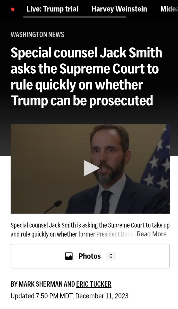 LongAsUCan2's tweet photo. @SimonWDC If we are being honest, the SC was petitioned by Jack Smith to take up the Immunity question back In December!
This Delay Was Intentional & for the Benefit of Trump.
This Is What A Corrupted SC Looks Like...
Hey, Roberts-Alito
#WeSeeU https://t.co/ggQnfHP0Mm