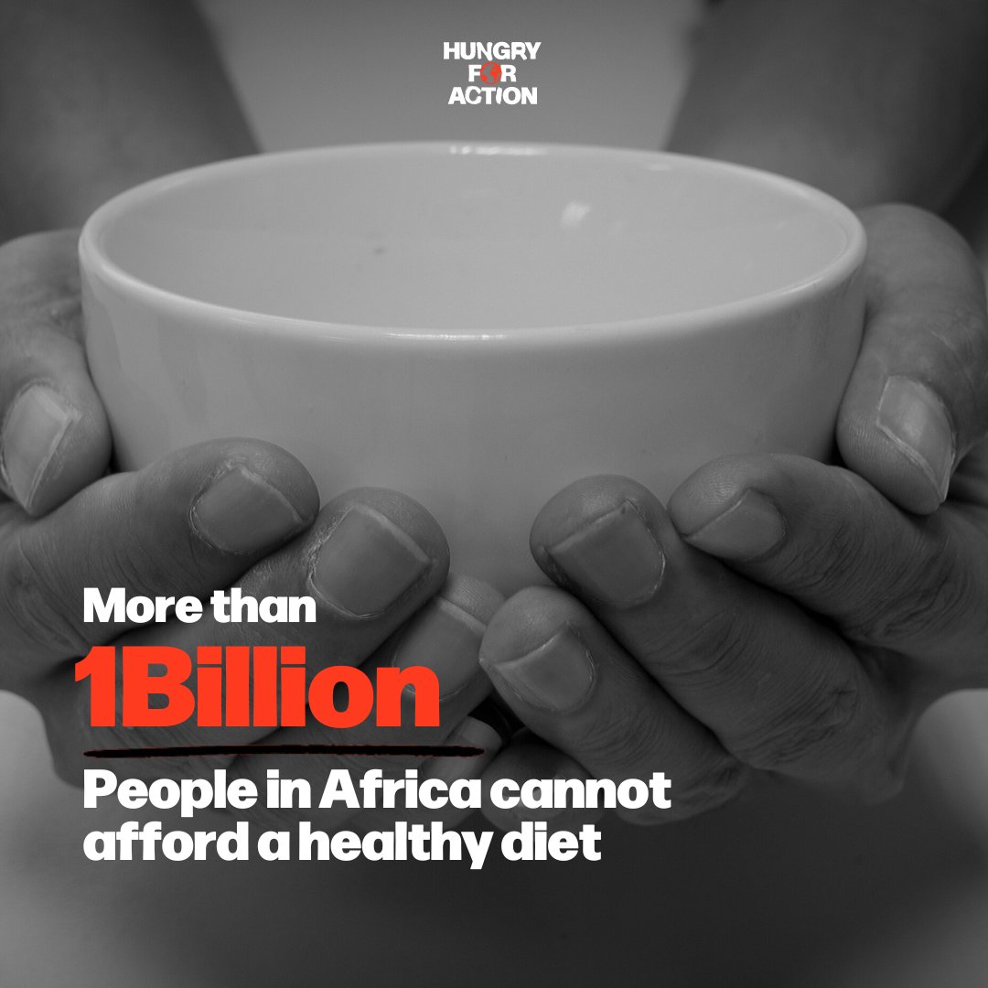 🚨More than 1 billion ppl in Africa cannot afford a healthy diet, & nearly 30% of children suffer from stunting due to malnutrition. Our leaders must prioritise ending hunger & #IDA21 offers a pathway to reverse these trends. Read: bit.ly/49SqdHU #HungryforAction
